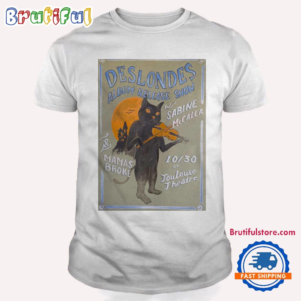 The Deslondes Toulouse Theatre New Orleans LA Oct 30 2024 Event T Shirt