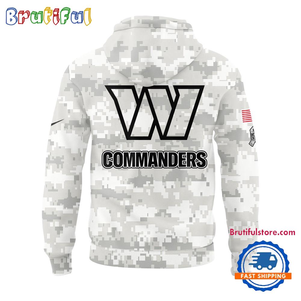 Washington Commanders Arctic Camo Salute to Service Club Hoodie