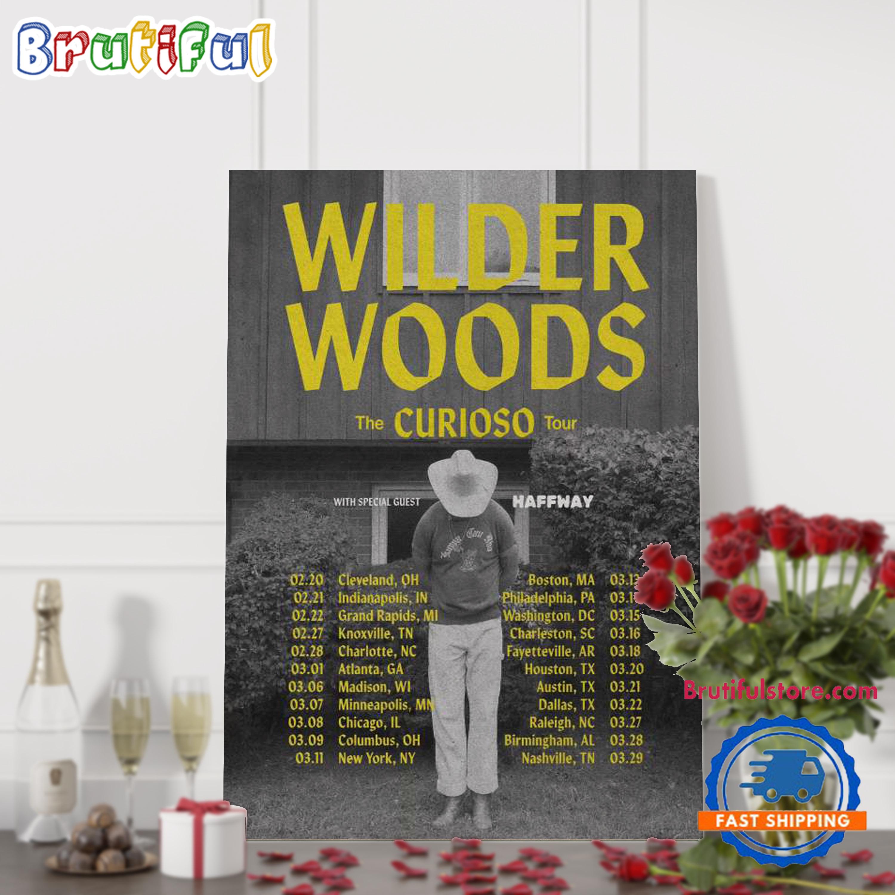 Wilder Woods The Curioso Tour 2025 Poster Canvas Art