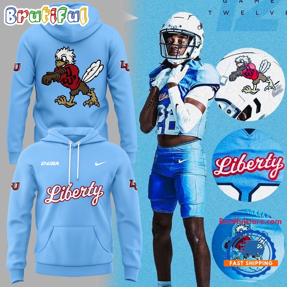 Liberty Flames Football 2024 NCAA New Limited 3D Shirt bphbev.jpg