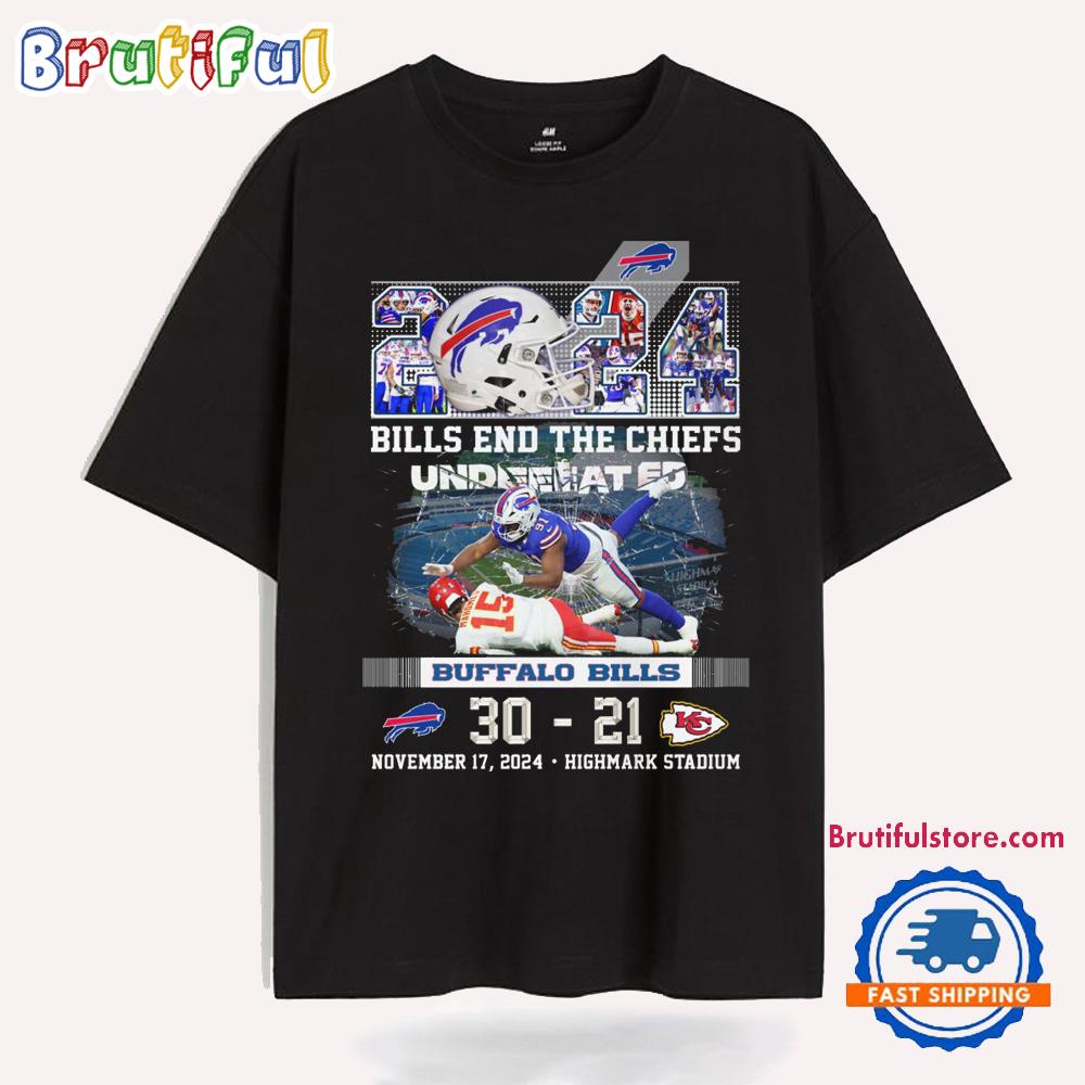 Buffalo Bills End The Chiefs 31-21 Score 2024 T Shirt