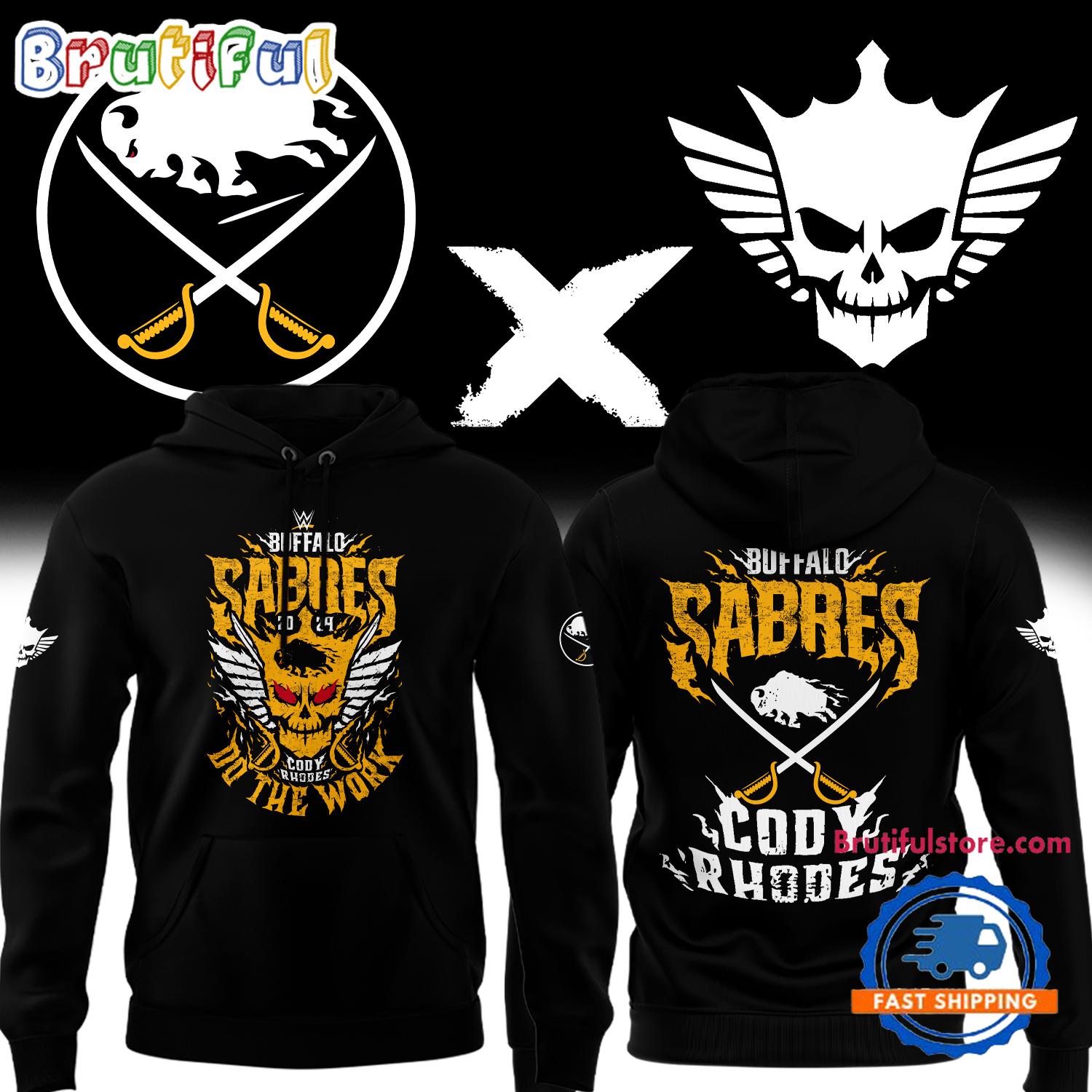Buffalo Sabres x Cody Rhodes Limited Edition New 2024 Hoodie