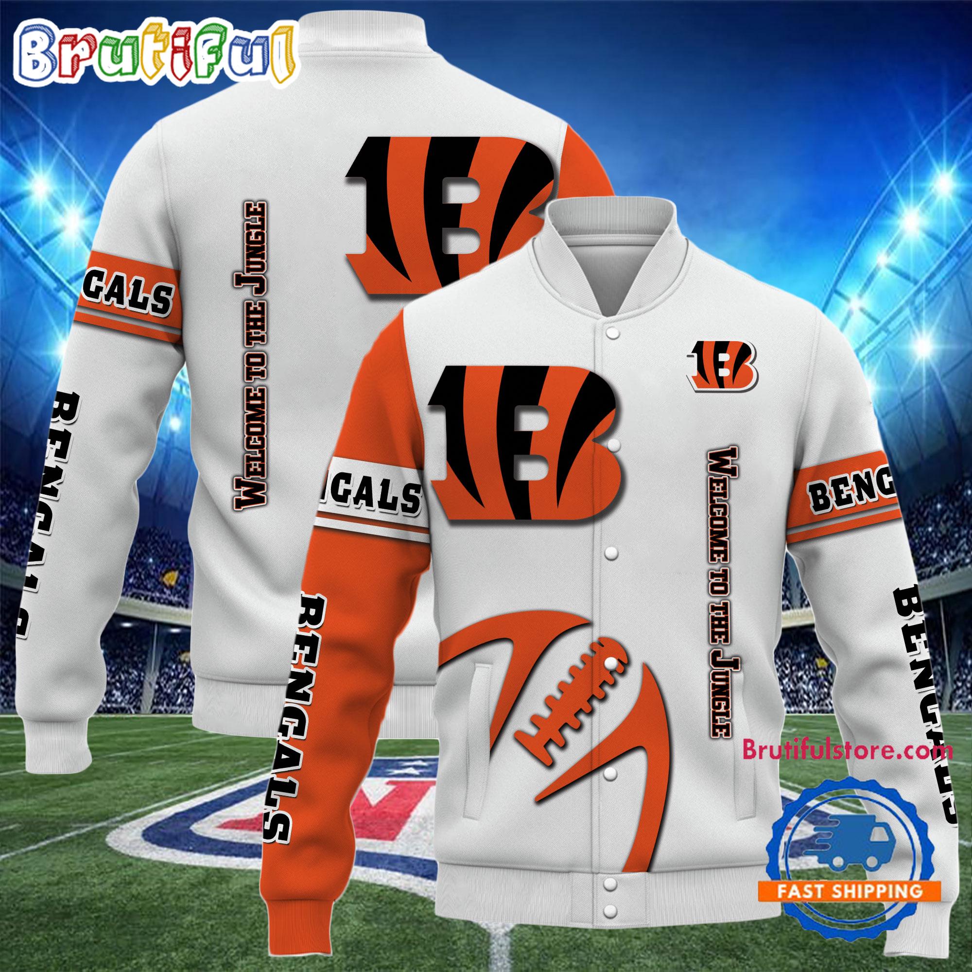 Cincinnati Bengals 2024 NFL Team Limited Edition New Design Baseball Jacket