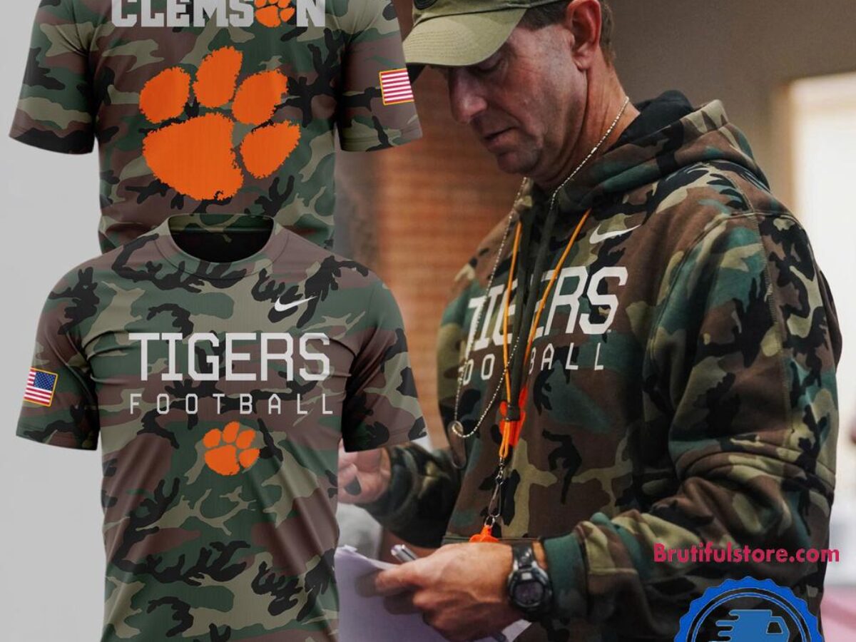 Tigers 支給品 ウェア　激レア　プロコレ Clemson Tigers Football Special 2024 Veterans Military