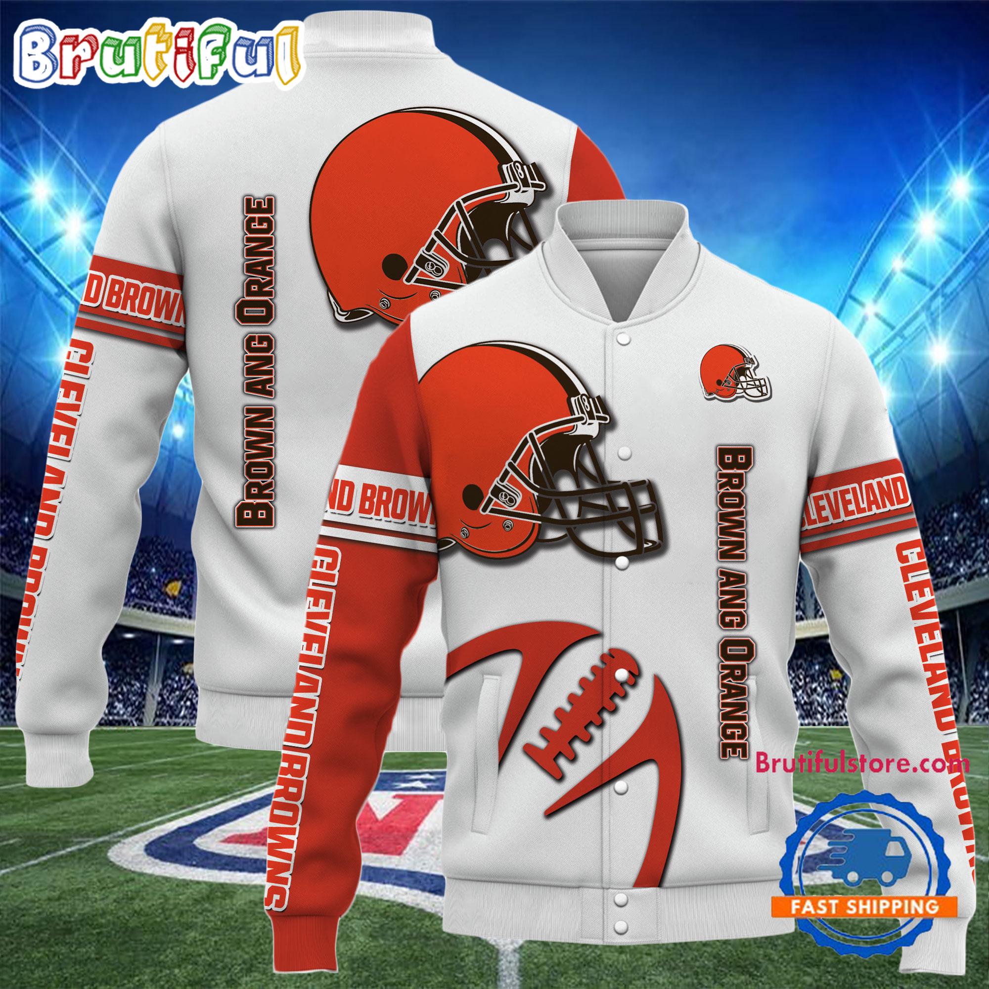 Cleveland Browns 2024 NFL Team Limited Edition New Design Baseball Jacket