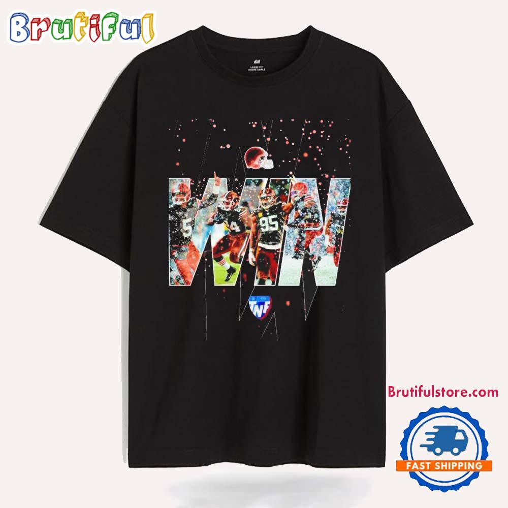Cleveland Browns Win In Snow November 2024 T Shirt