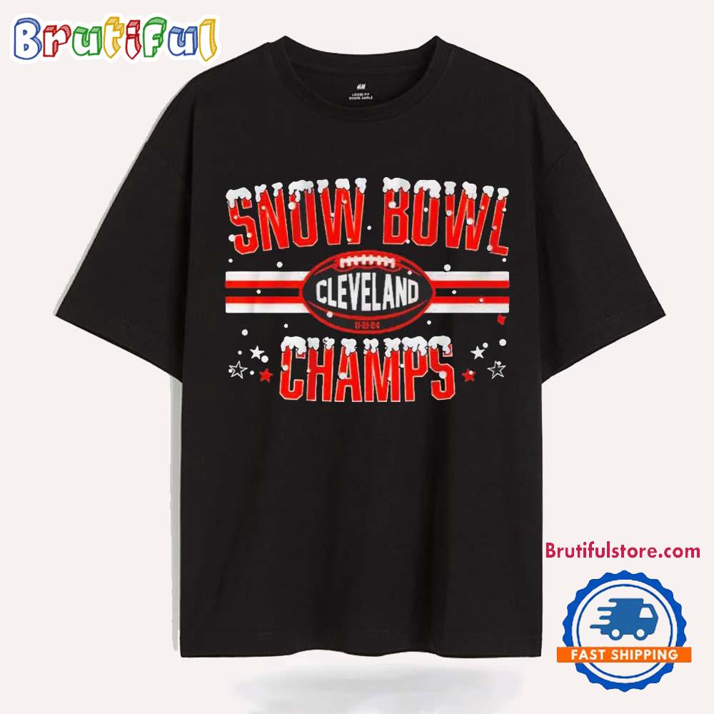 Cleveland Snow Bowl Champs November 21 2024 T Shirt