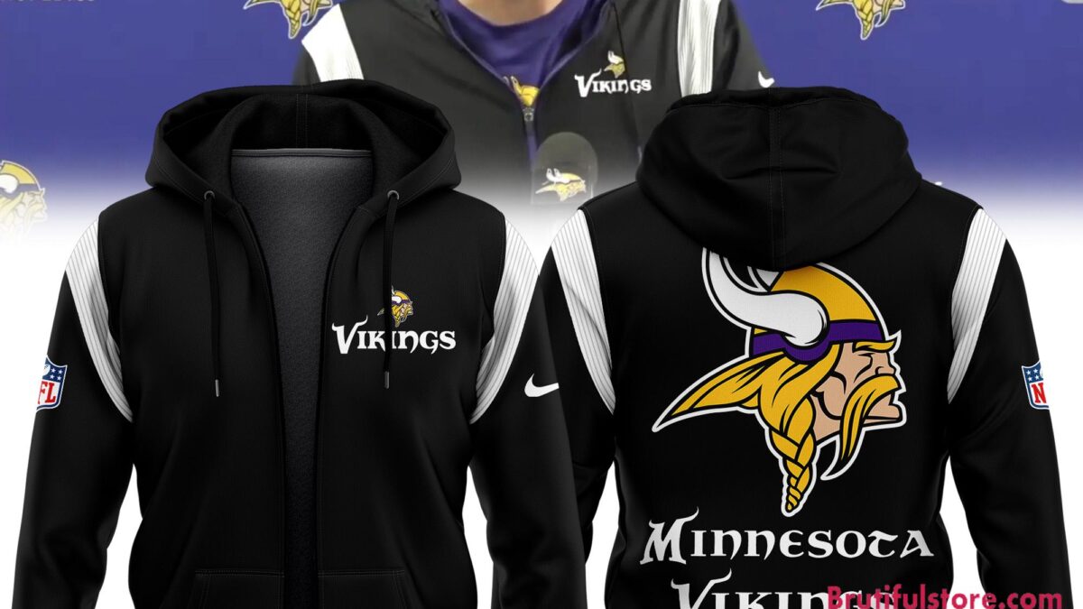 Coach Kevin O'Connell Minnesota Vikings NFL 2024 Limited Zip Hoodie