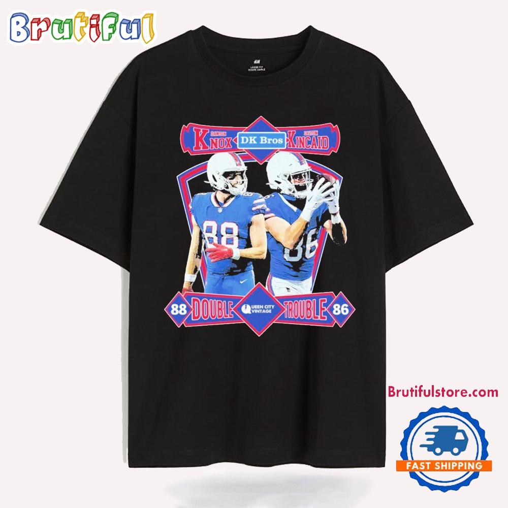 Dawson Knox And Dalton Kincaid Double Trouble Bills T Shirt