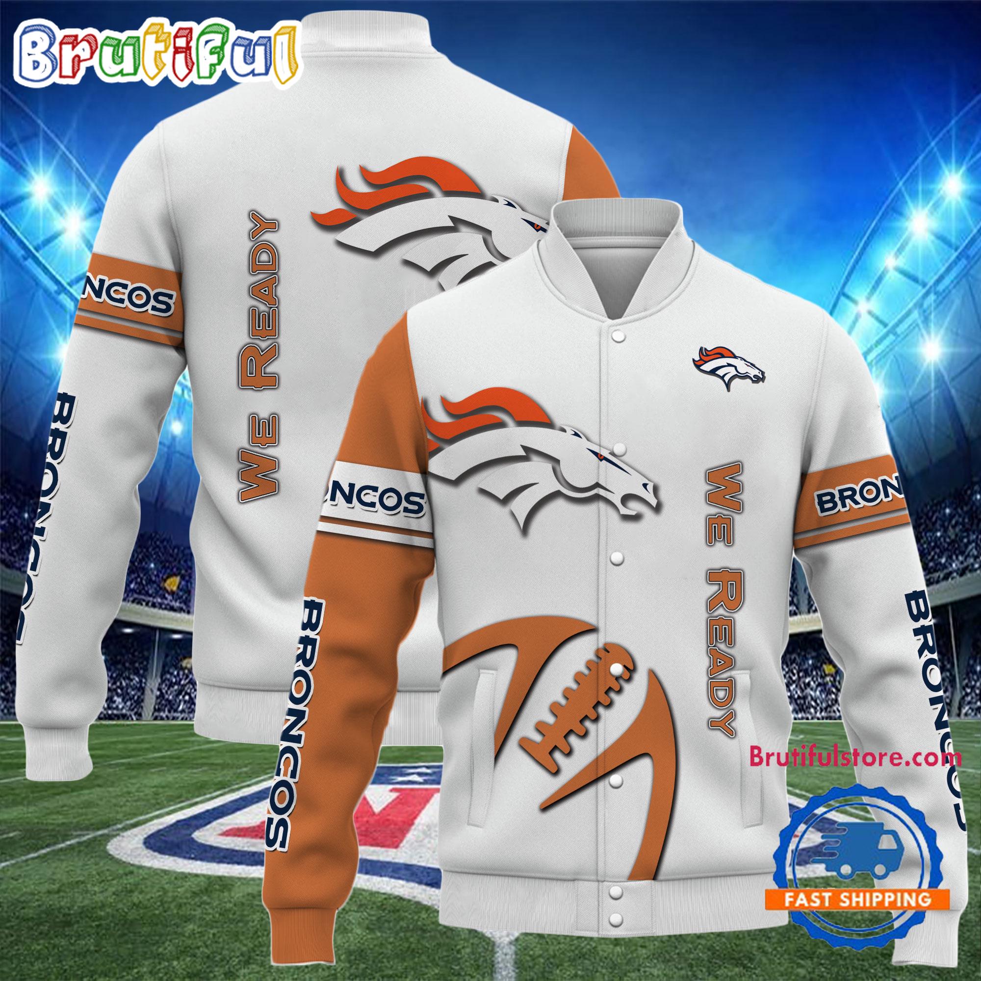 Denver Broncos 2024 NFL Team Limited Edition New Design Baseball Jacket