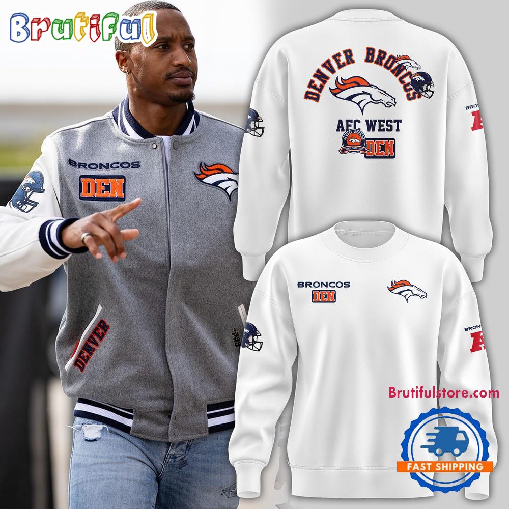 Denver Broncos AFC West Est 1960 New Design Sweatshirt