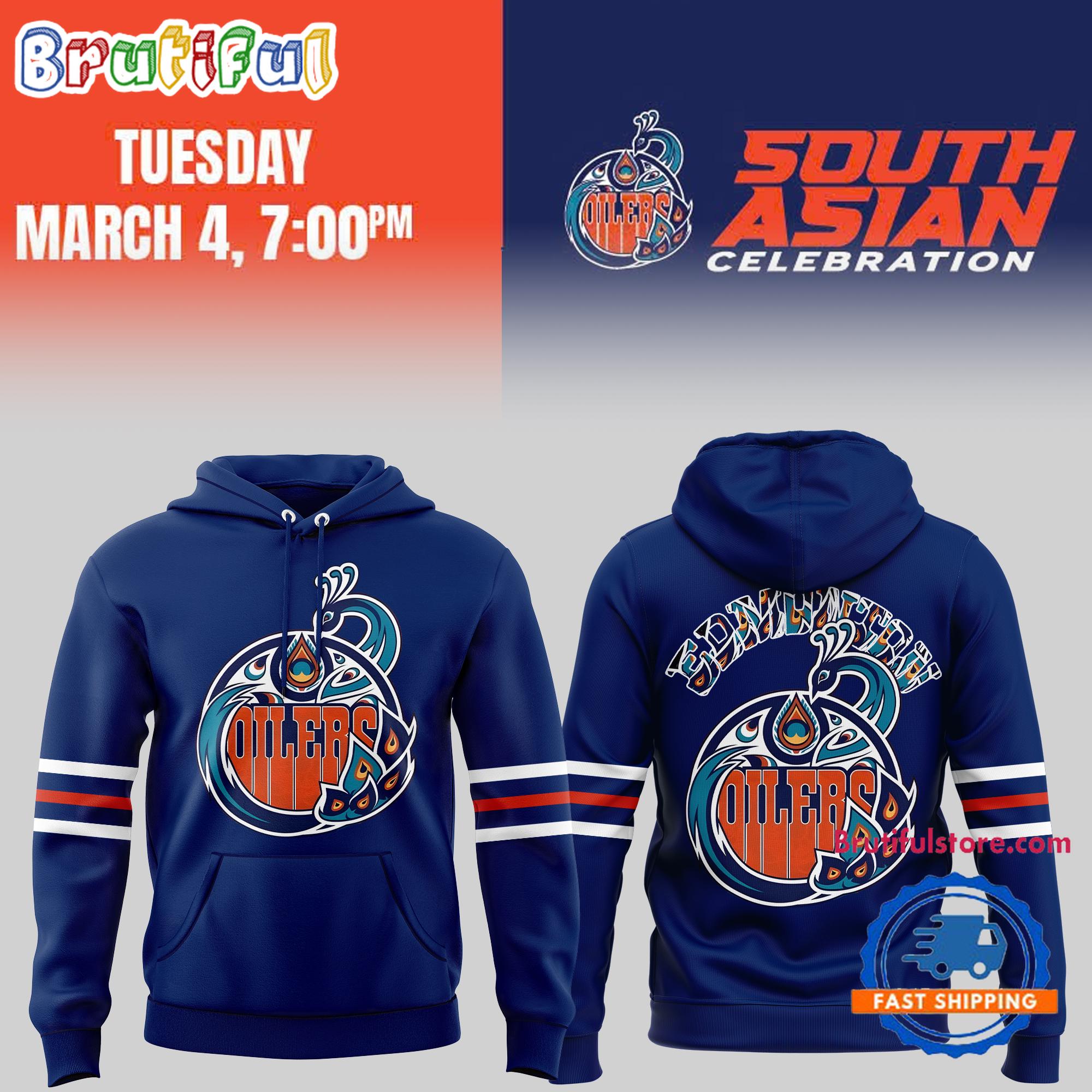 Edmonton Oilers South Asian Celebration Limited Hoodie