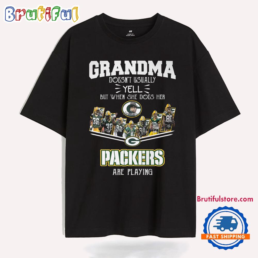 Grandma Green Bay Packers Are Playing Limited T Shirt