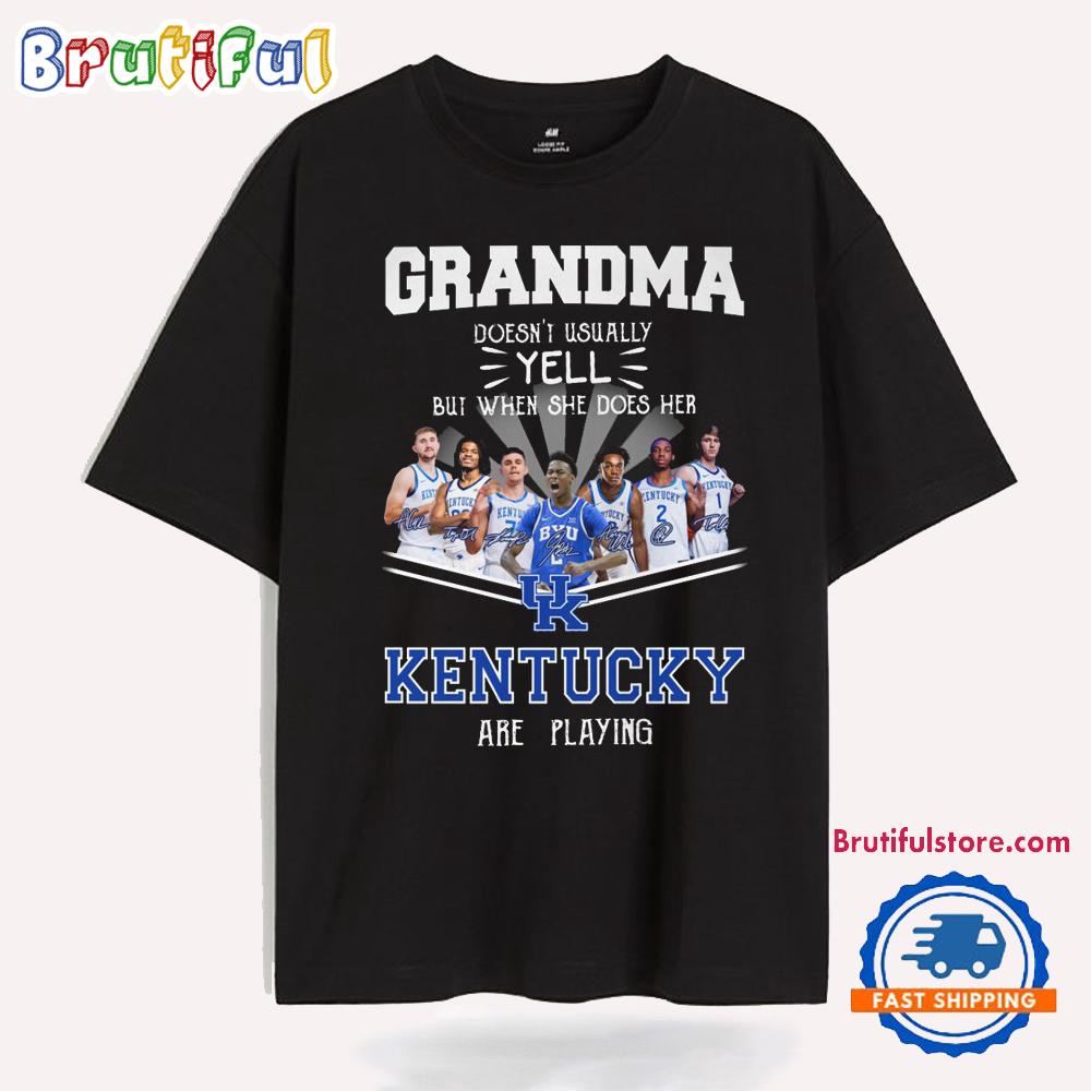 Grandma Kentucky Are Playing New 2024 T Shirt