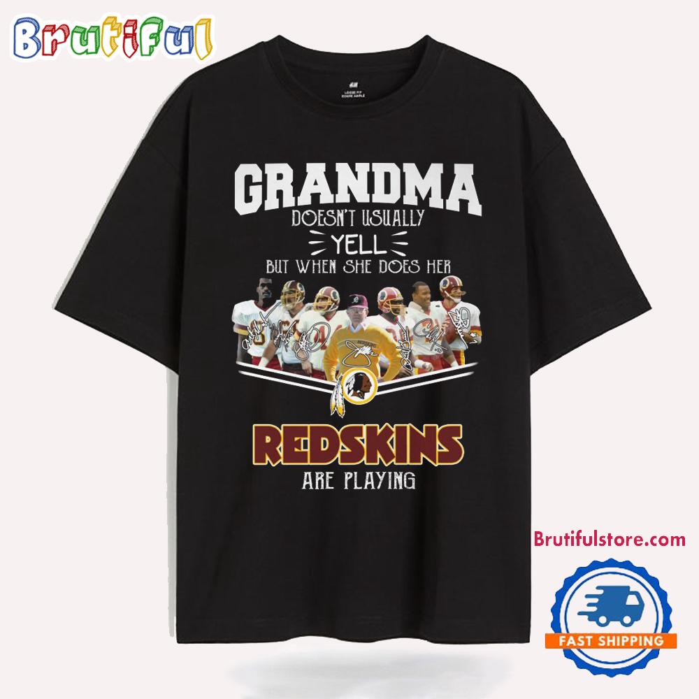 Grandma Washington Redskins Are Playing Limited T Shirt