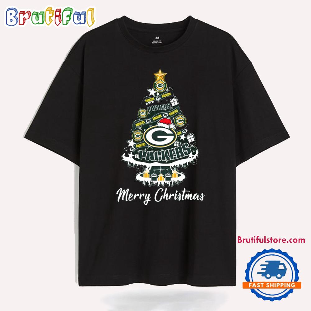 Green Bay Packers NFL 2024 Merry Christmas New T Shirt