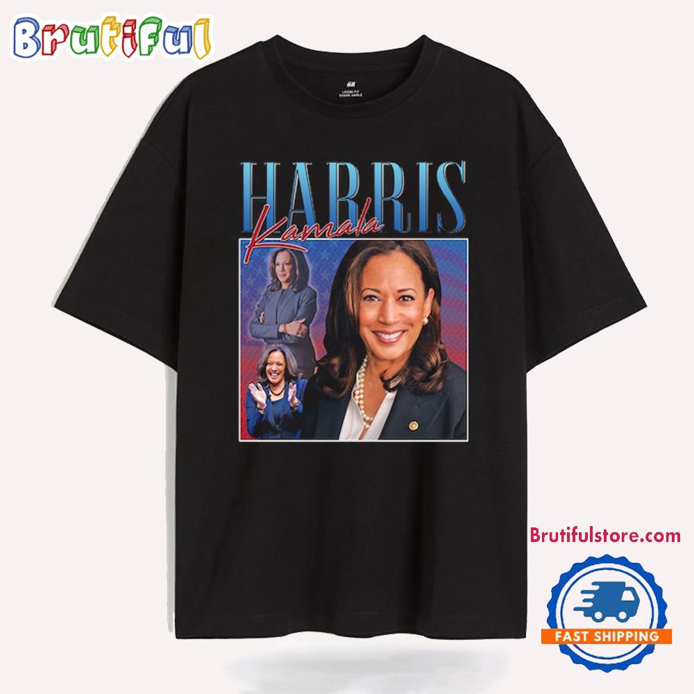 Kamala Harris Homage TShirt, US President Election Campaign 2024 Harris Vintage T Shirt