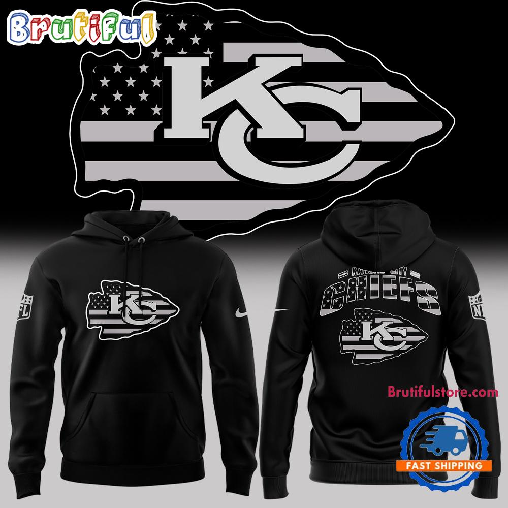 Kansas City Chiefs 2024 NFL New Design Black Hoodie