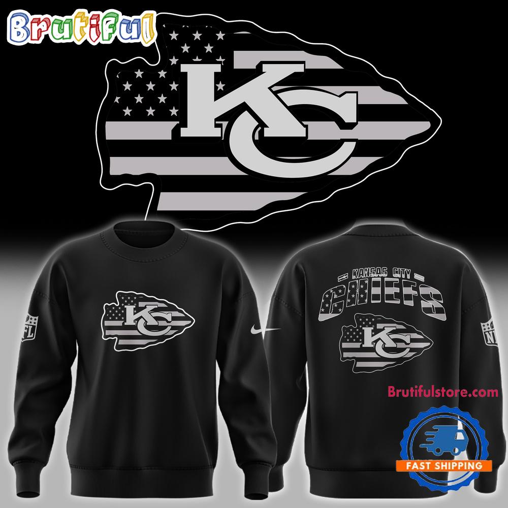 Kansas City Chiefs 2024 NFL New Design Black Sweatshirt