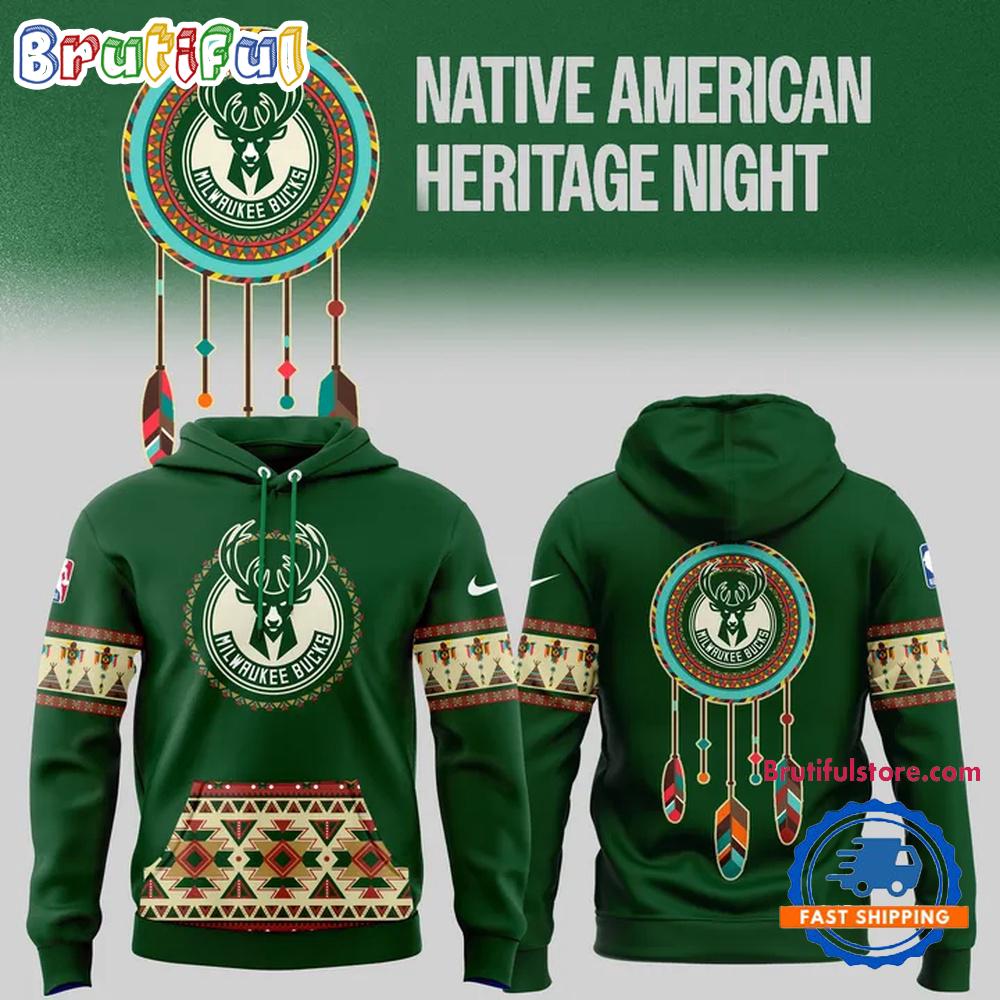 Milwaukee Bucks Native American Heritage Night Hoodie