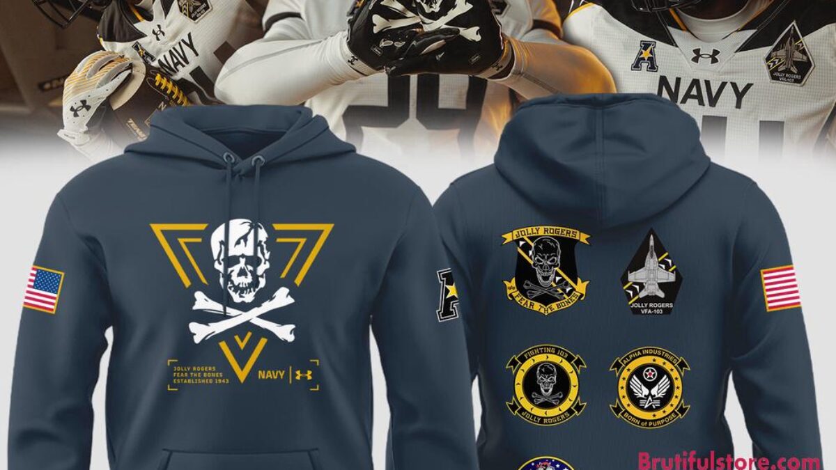 Navy Midshipmen 2024 NCAA Football Special New Jolly Rogers