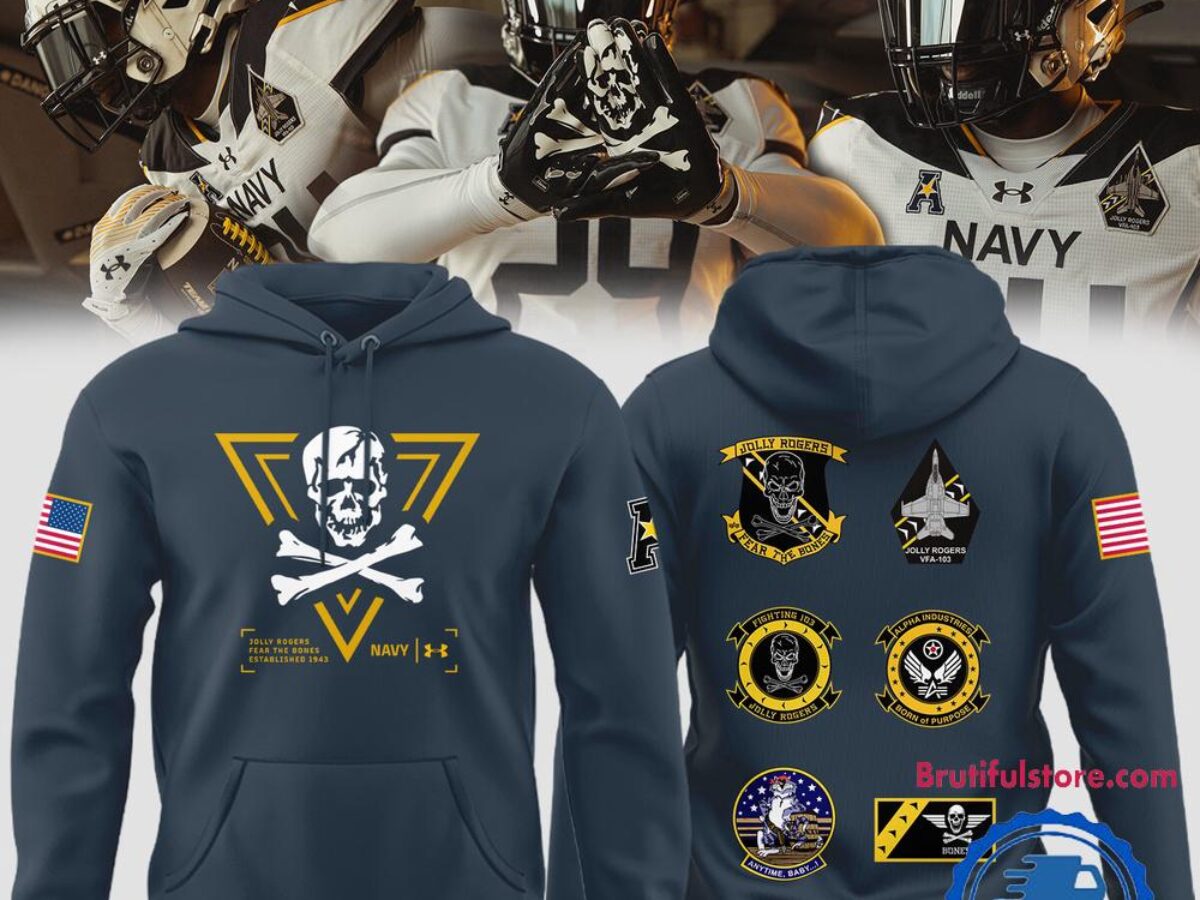 Navy Midshipmen 2024 NCAA Football Special New Jolly Rogers