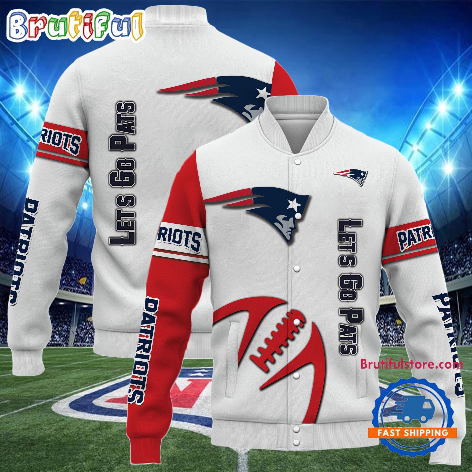 New England Patriots 2024 NFL Team Limited Edition New Design Baseball Jacket