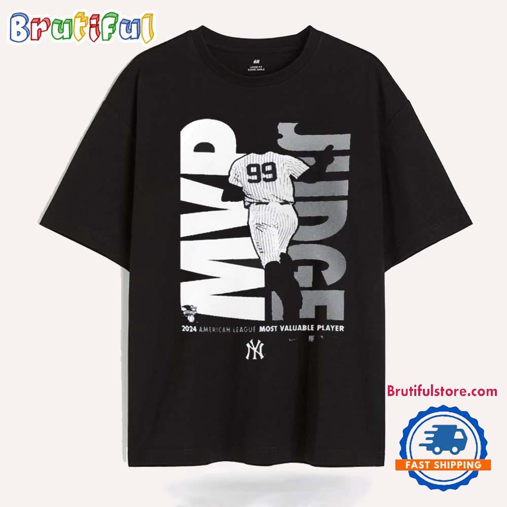 New York Yankees Aaron Judge 2024 American League MVP T Shirt