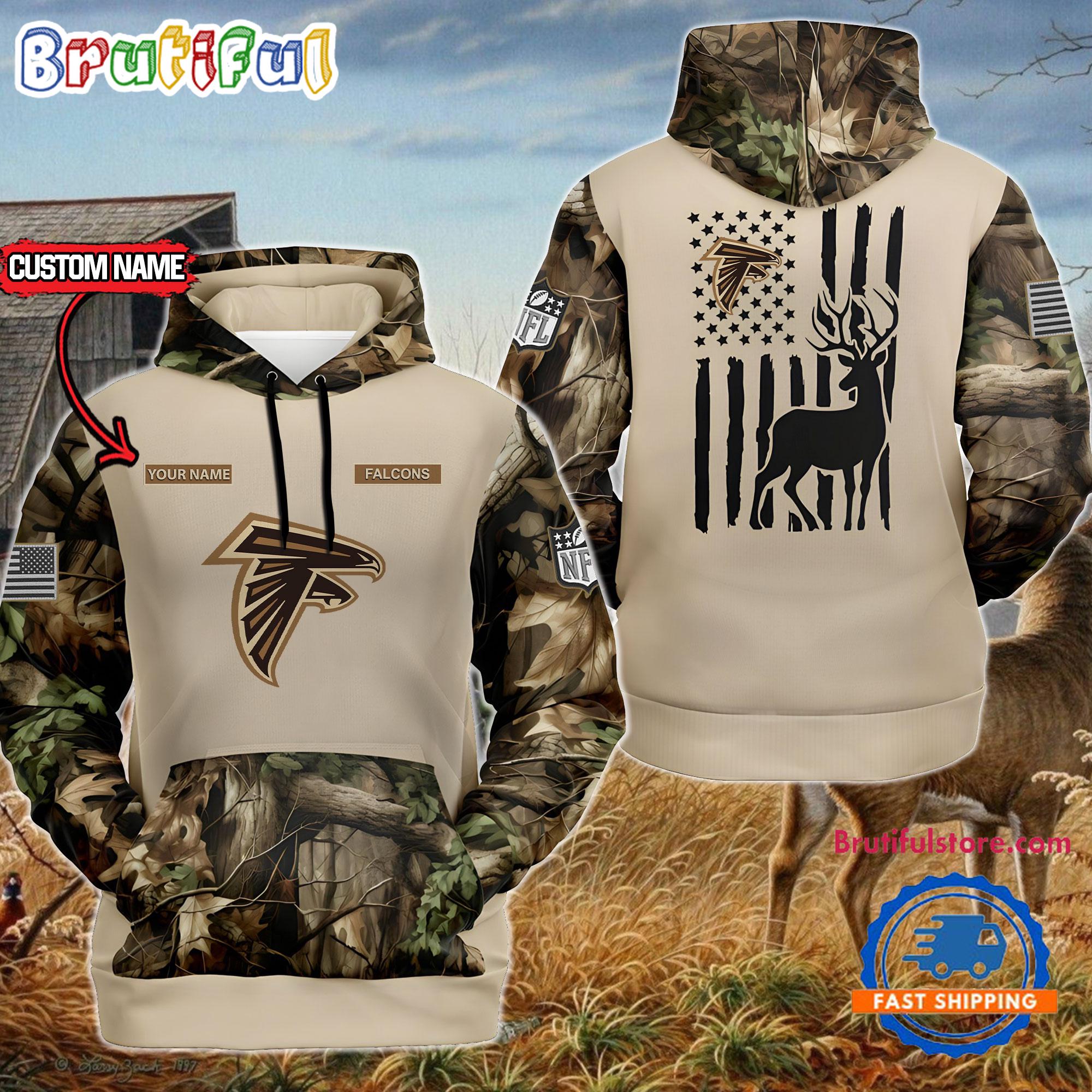NFL Atlanta Falcons Special Deer Hunting Custom Hoodie, Sweatshirt, TShirt
