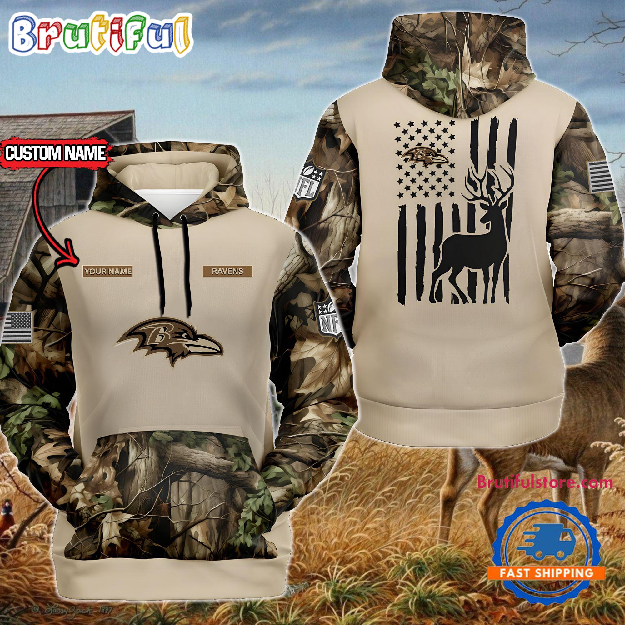 NFL Baltimore Ravens Special Deer Hunting Custom Hoodie, Sweatshirt, TShirt