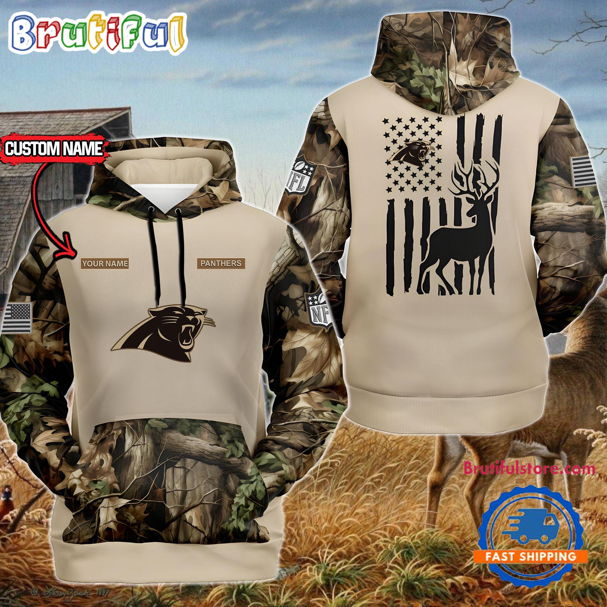 NFL Carolina Panthers Special Deer Hunting Custom Hoodie, Sweatshirt, TShirt