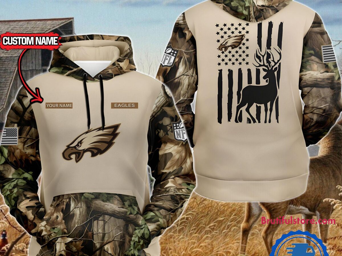 NFL Philadelphia Eagles Special Deer Hunting Custom Hoodie