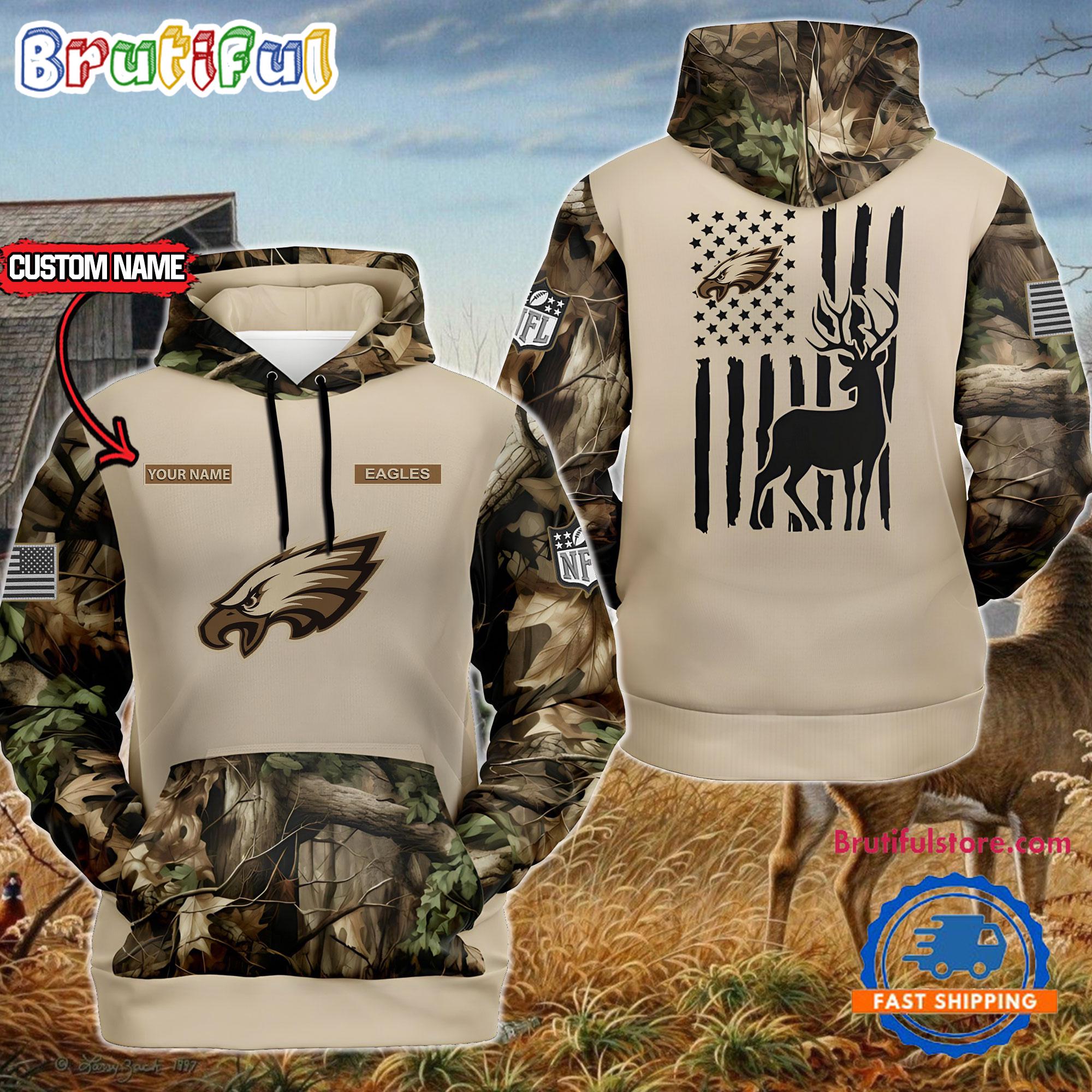 NFL Philadelphia Eagles Special Deer Hunting Custom Hoodie, Sweatshirt, TShirt
