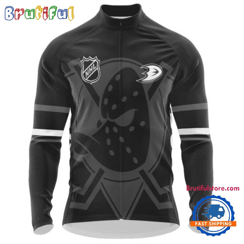 NHL Anaheim Ducks Special Mono Cycling Jersey, Hockey Team Design Jersey