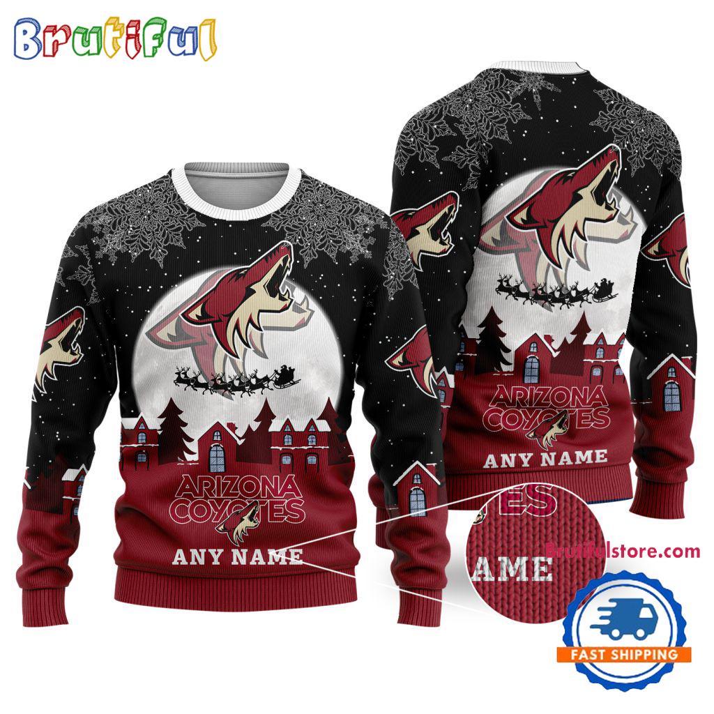 NHL Arizona Coyotes Hockey New Design Litmited Christmas Ugly Sweater