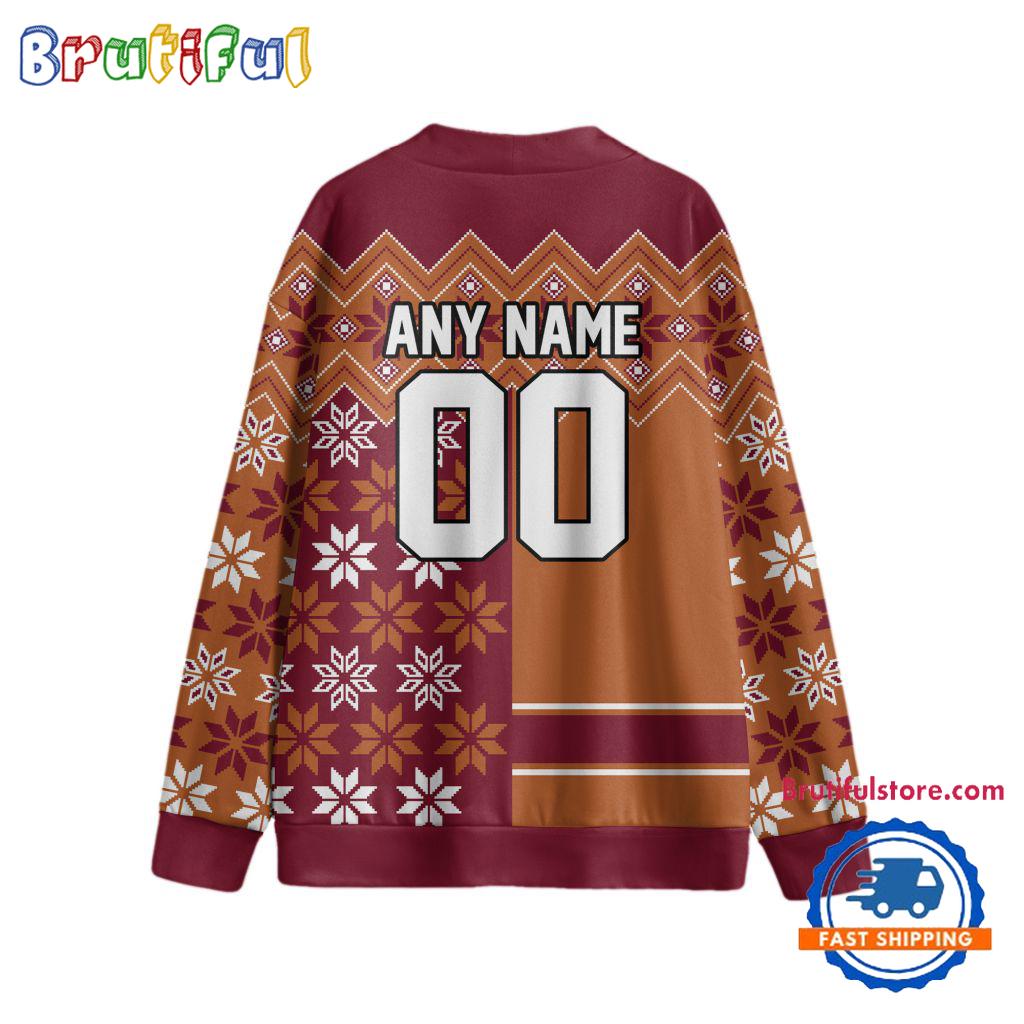 NHL Arizona Coyotes Spcial Ugly Christmas Hockey Design Cardigan, Hockey Fans Cardigan Shirt