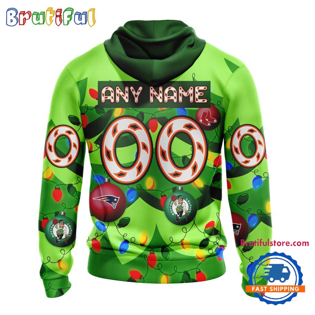 NHL Boston BruinsSpecialized Christmass Tree Color And City's Sport Teams Hoodie, Sweatshirt, T Shirt