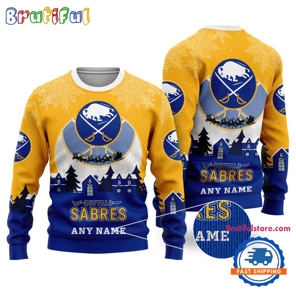 NHL Buffalo Sabres Hockey New Design Litmited Christmas Ugly Sweater