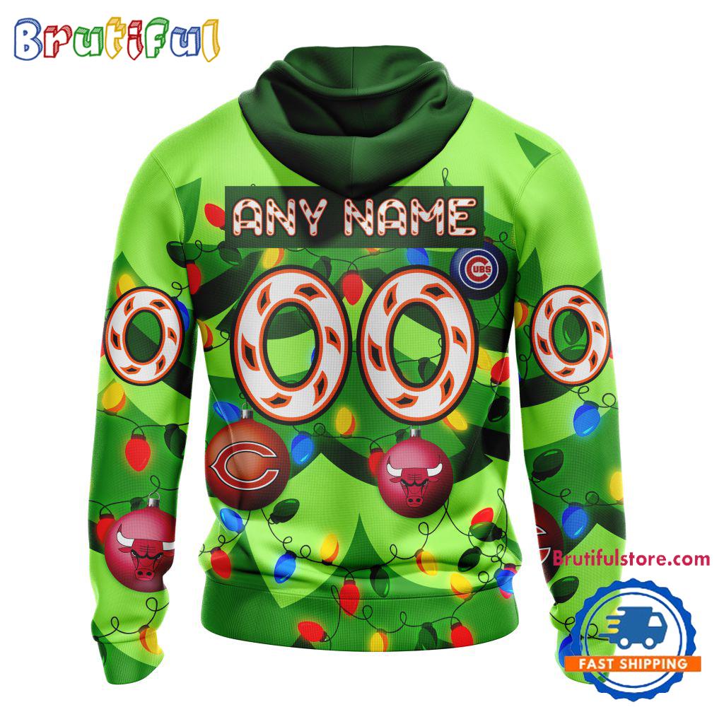 NHL Chicago BlackHawks Specialized Christmass Tree Color And City's Sport Teams Hoodie, Sweatshirt, T Shirt