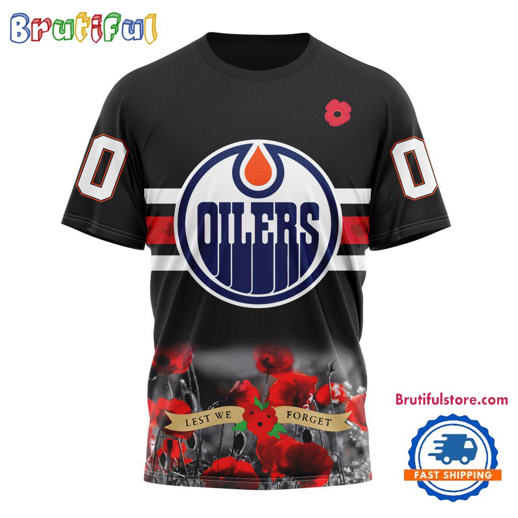 NHL Edmonton Oilers Hockey Special Remembrance Day TShirt, Hoodie, Sweatshirt
