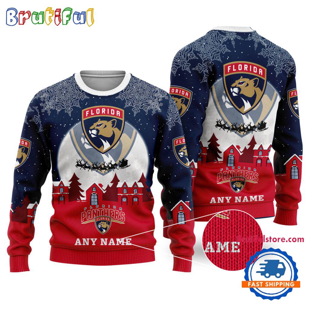 NHL Florida Panthers Hockey New Design Litmited Christmas Ugly Sweater