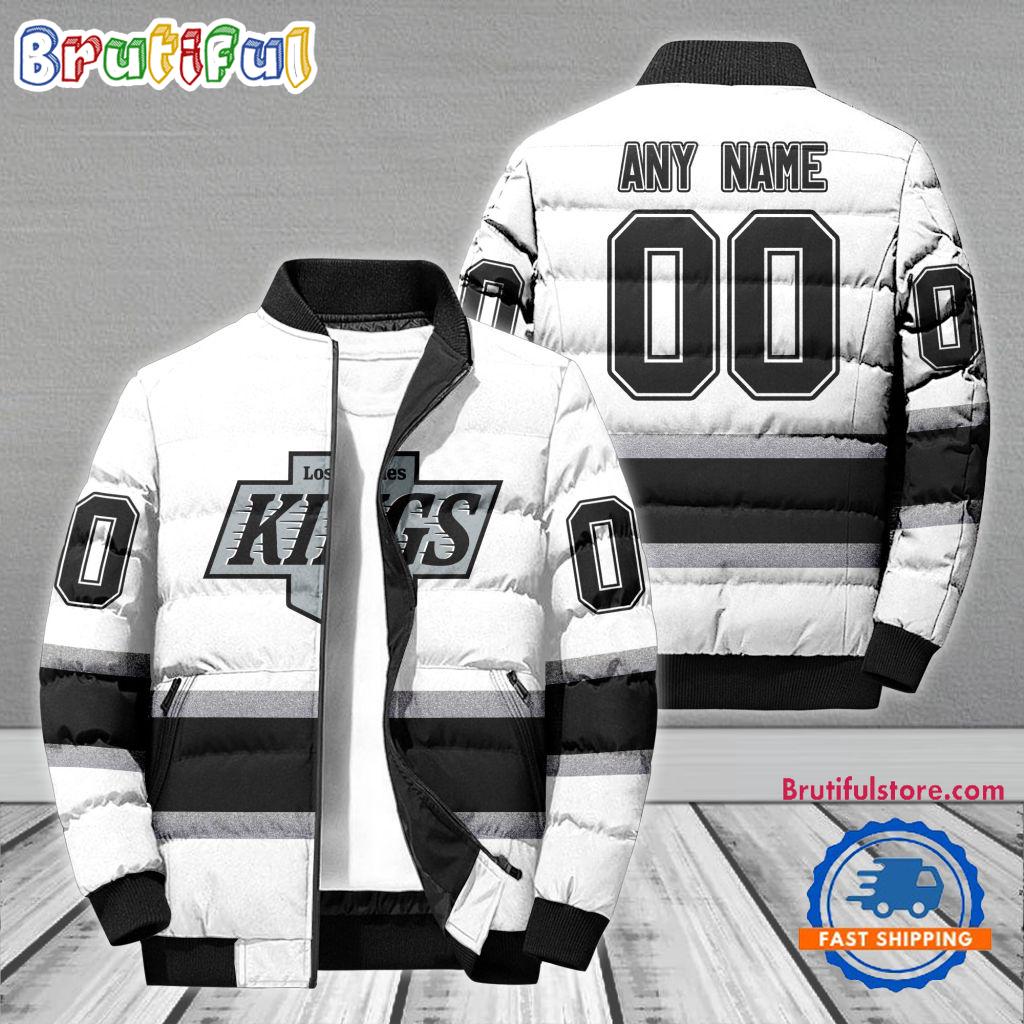 NHL Los Angeles Kings Hockey Team Personalized Away New Puffer Jacket