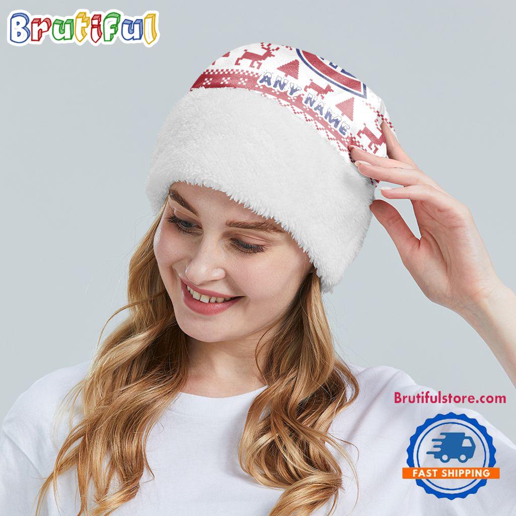 NHL Montreal Canadiens Hockey Team Christmas Hat, Sport Santa Hats, Christmas Hat Gift