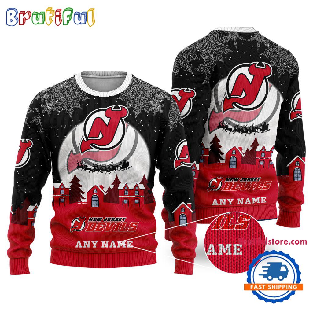 NHL New Jersey Devils Hockey New Design Litmited Christmas Ugly Sweater