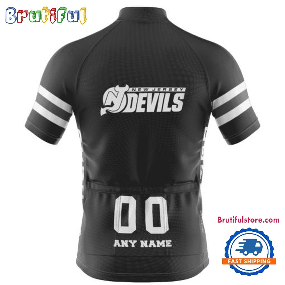 NHL New Jersey Devils Special Mono Cycling Jersey, Hockey Team Design Jersey