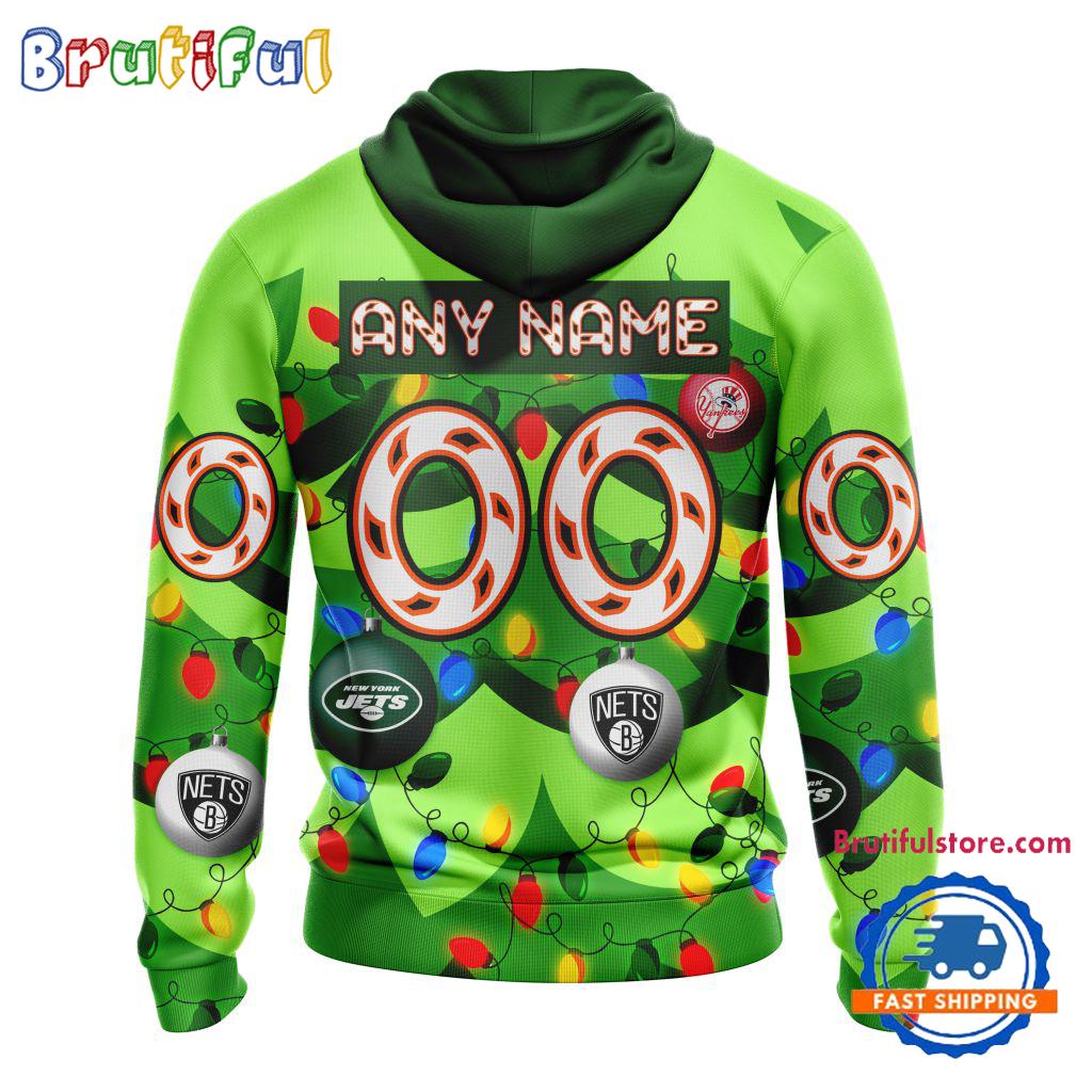 NHL New York Rangers Specialized Christmass Tree Color And City's Sport Teams Hoodie, Sweatshirt, T Shirt