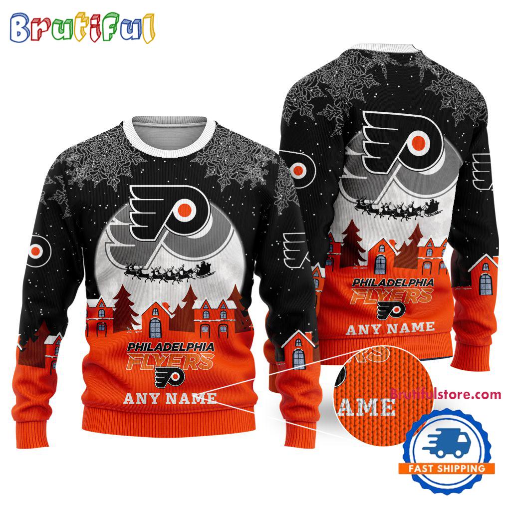 NHL Philadelphia Flyers Hockey New Design Litmited Christmas Ugly Sweater