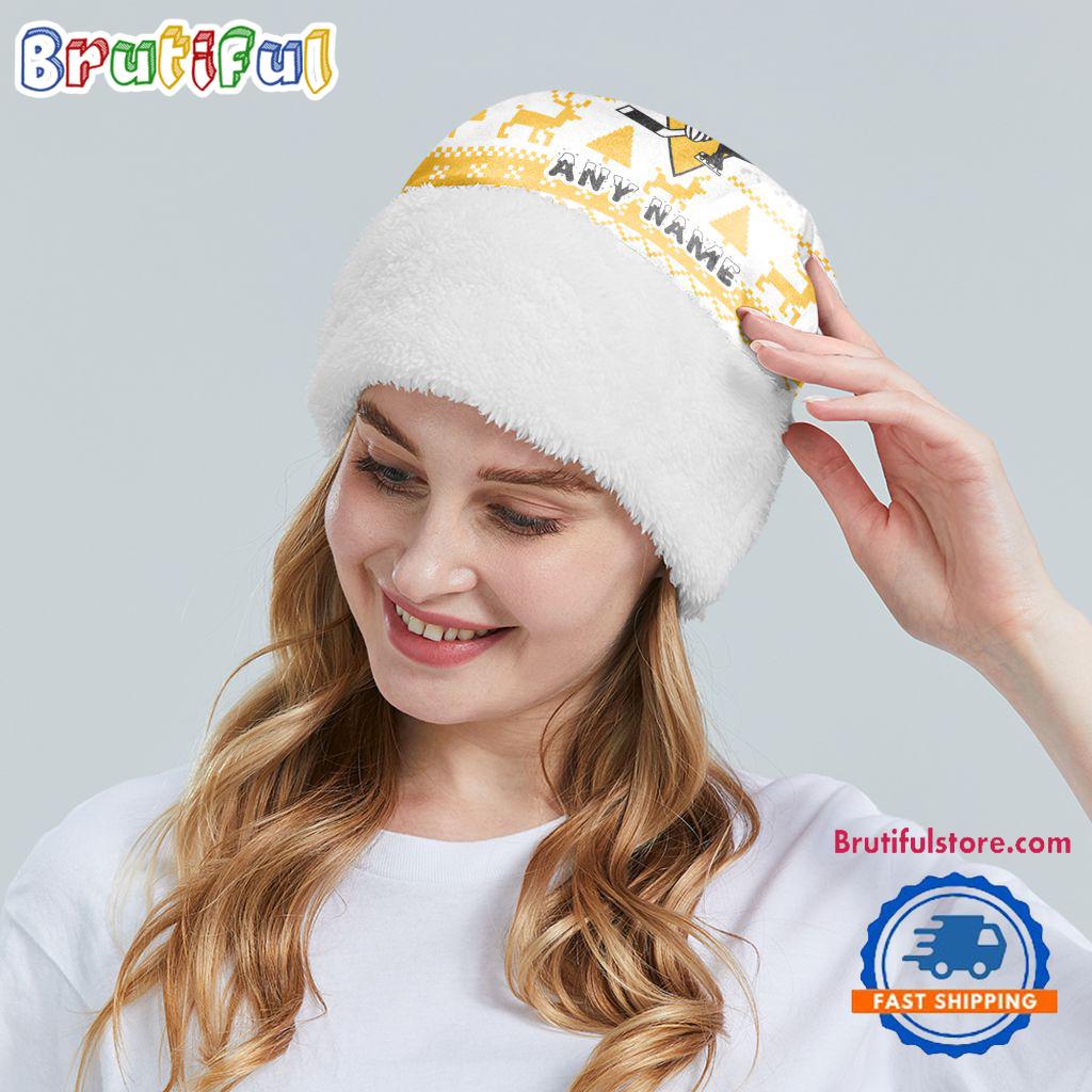 NHL Pittsburgh Penguins Hockey Team Christmas Hat, Sport Santa Hats, Christmas Hat Gift