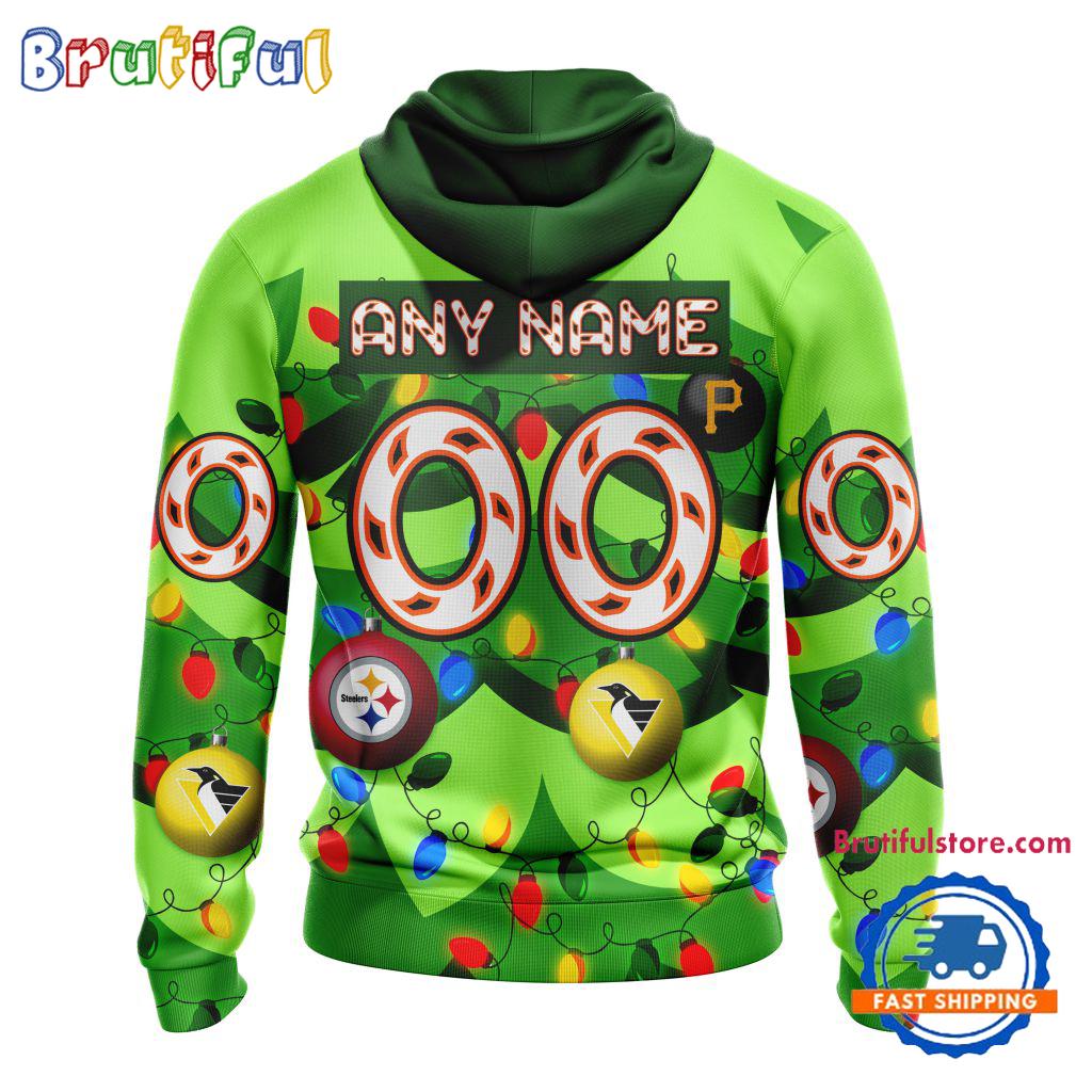 NHL Pittsburgh Penguins Specialized Christmass Tree Color And City's Sport Teams Hoodie, Sweatshirt, T Shirt