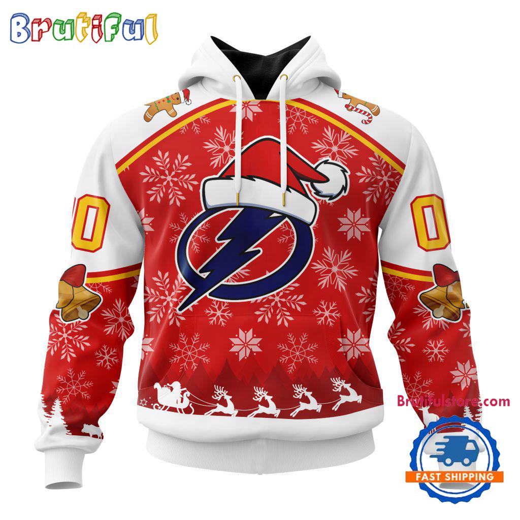 NHL Tampa Bay Lightning Special Santa Hats Logo Team Merry Christmas Hoodie, TShirt, Sweatshirt